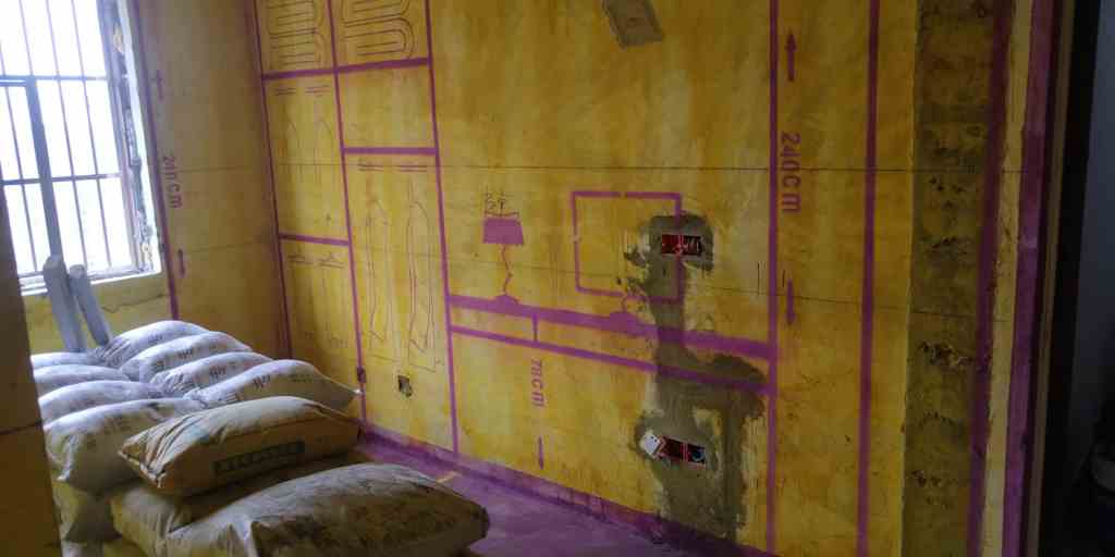 金星和园四期-黄墙紫地/全景放样