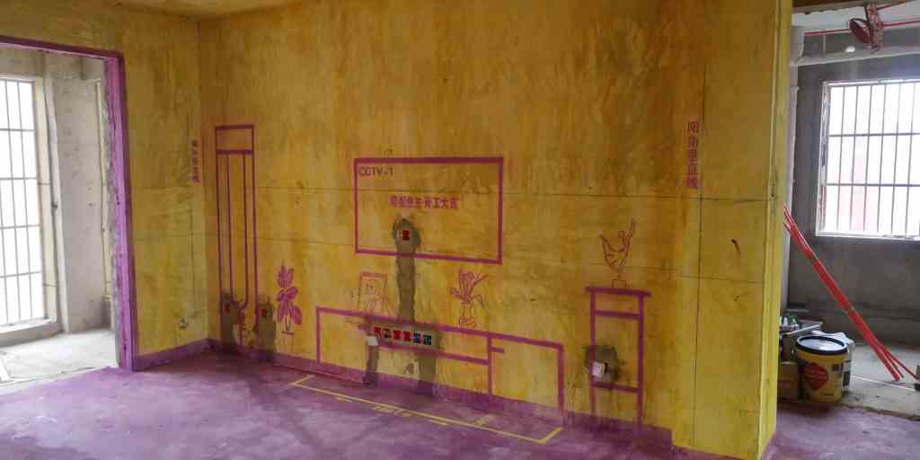 金星和园四期-黄墙紫地/全景放样