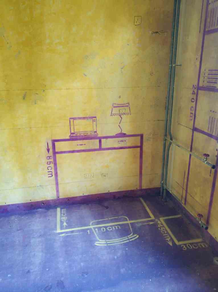 省公安厅宿舍-黄墙紫地/全景放样-山水装饰