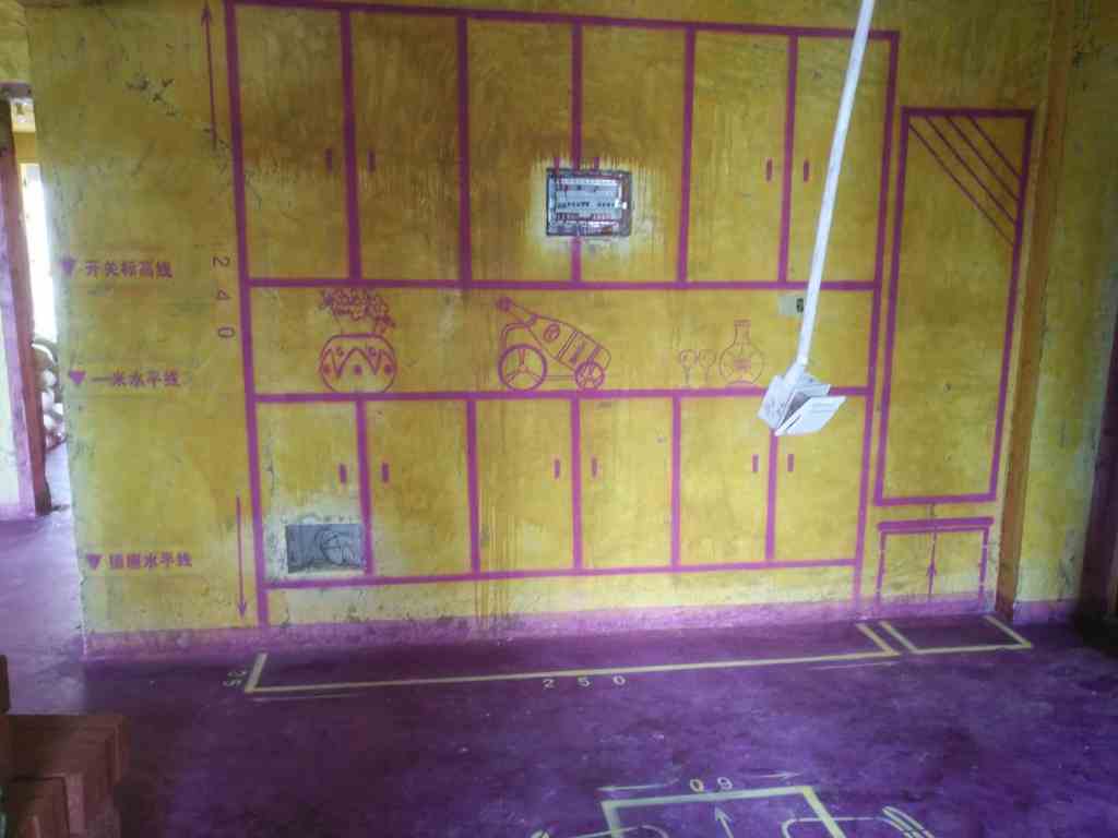 合铁家园-黄墙紫地/全景放样-山水装饰