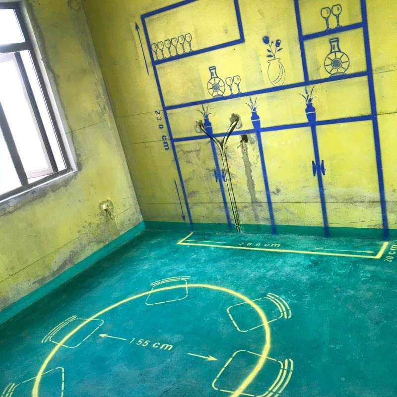 庐江县经开区碧桂园-黄墙绿地/全景放样