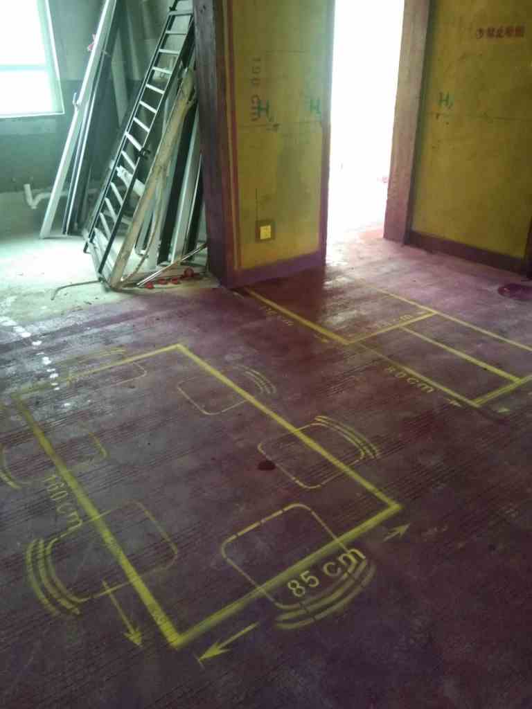 蓝光公园一号-黄墙紫地/3D区间放样-山水装饰