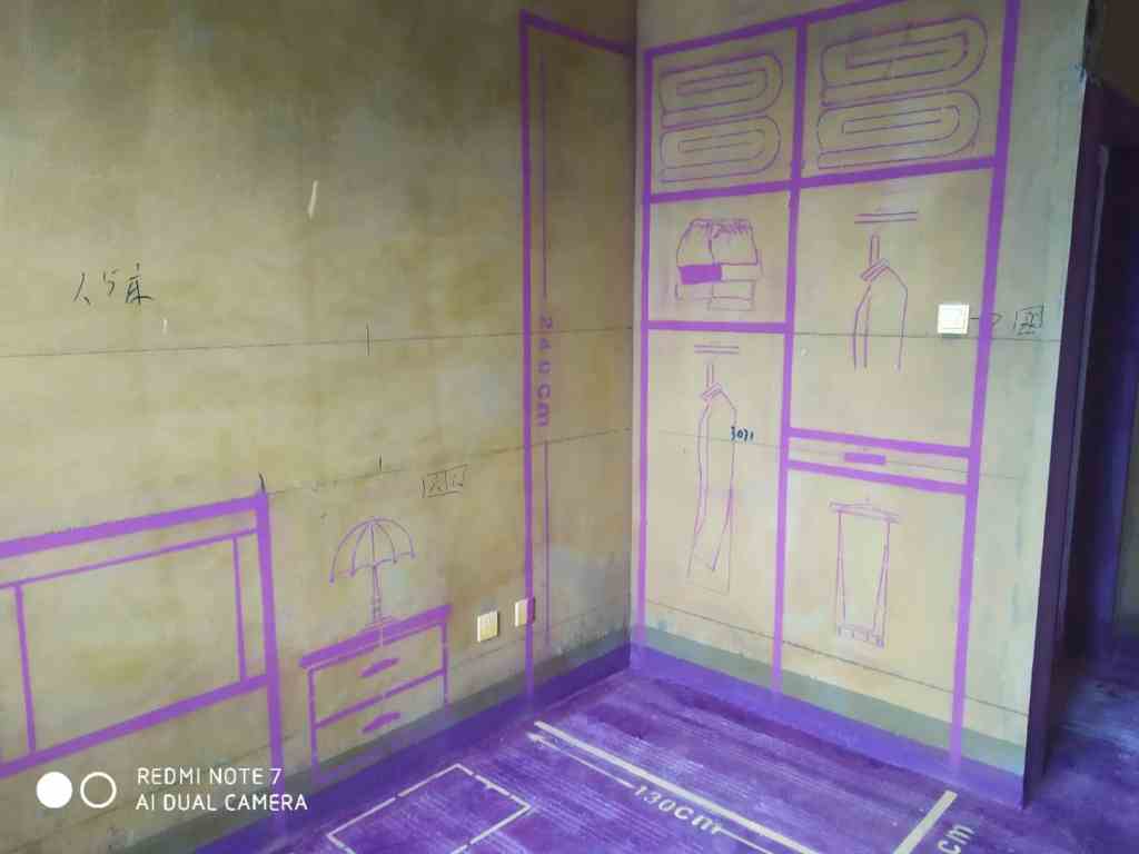 翡翠花园-黄墙紫地/3D全景放样-山水装饰