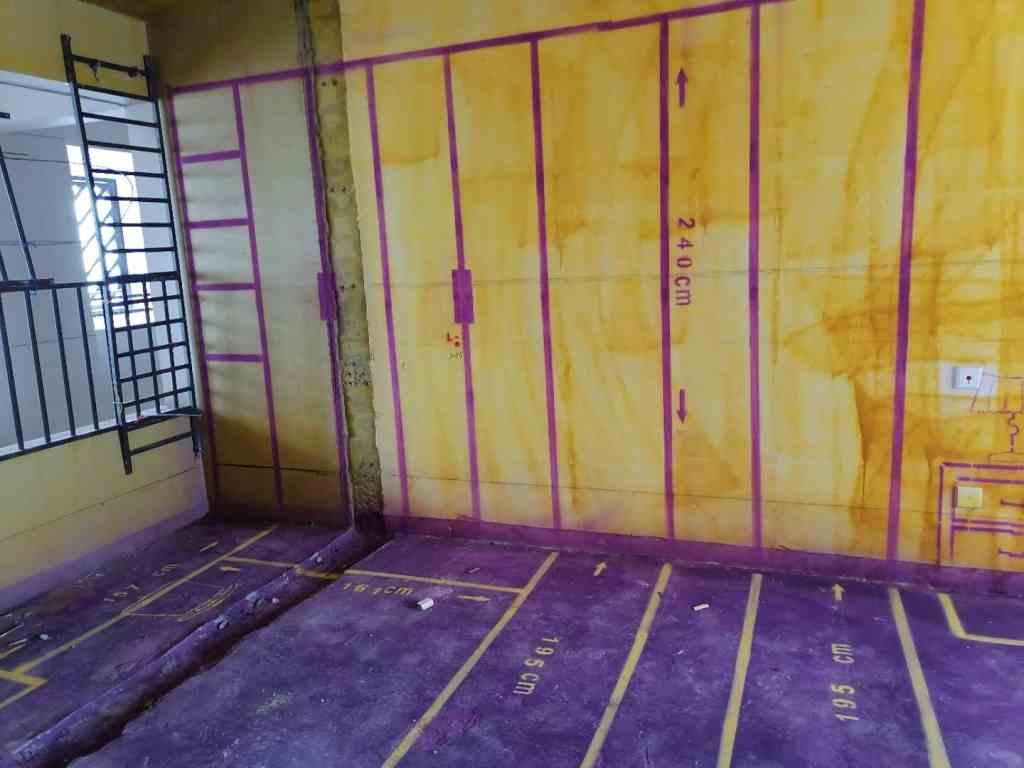 西子曼城-黄墙紫地/3D全景放样-山水装饰