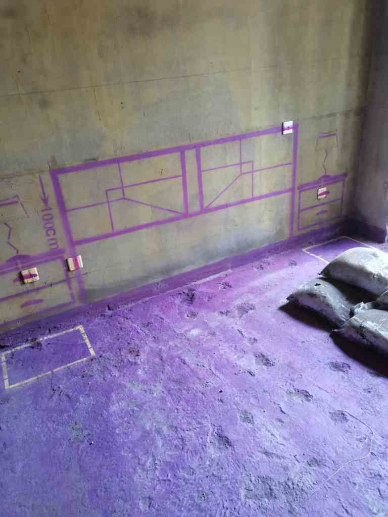 十里春风-黄墙紫地/3D全景放样-山水装饰