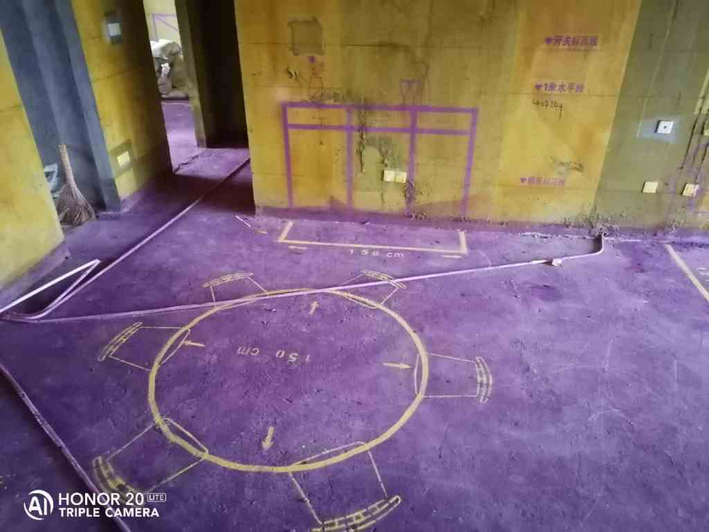 唐宁府-黄墙紫地/3D全景放样-山水装饰