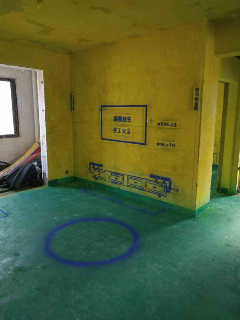 王大郢沁园-黄墙绿地/3D全景放样-百度装饰