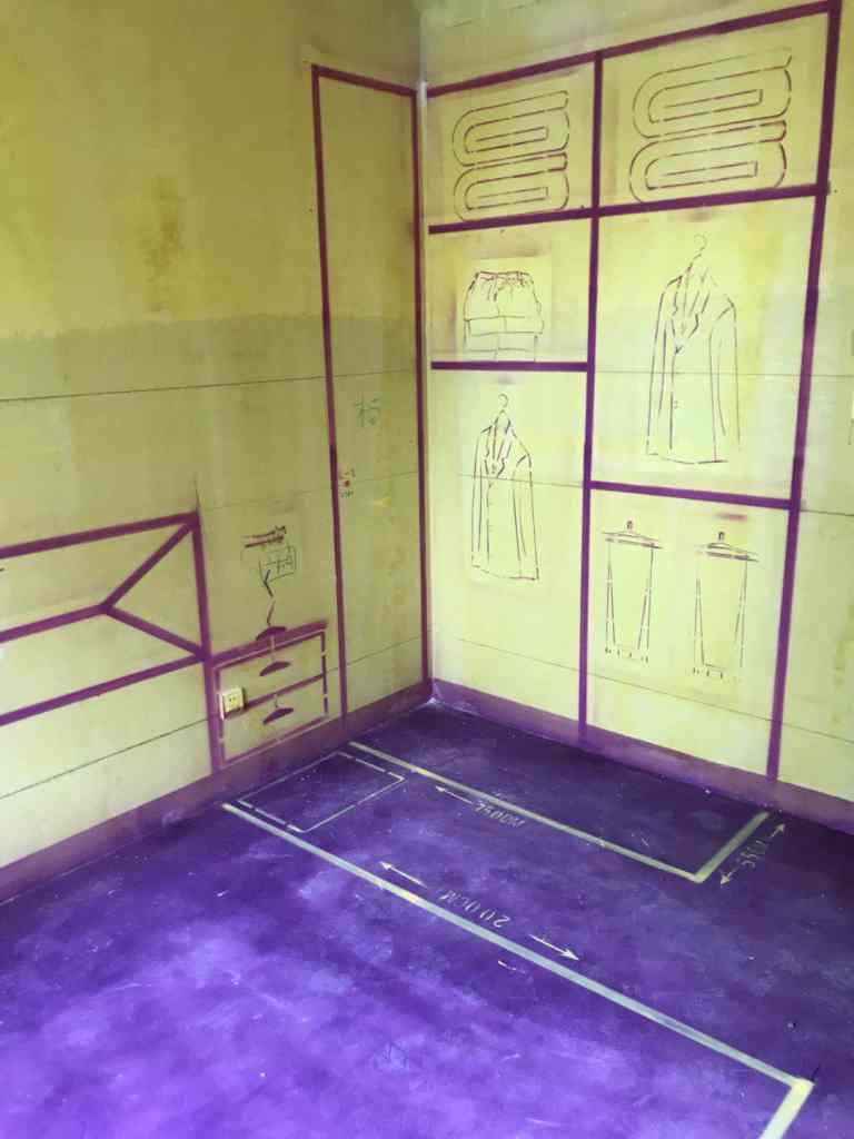 西子曼城-黄墙紫地加放样-山水装饰
