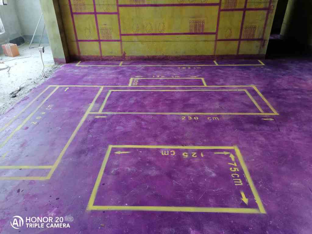 雍龙府-黄墙紫地/3D全景放样-山水装饰