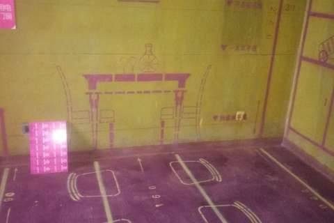 春晖里-黄墙紫地3D全景放样-山水装饰