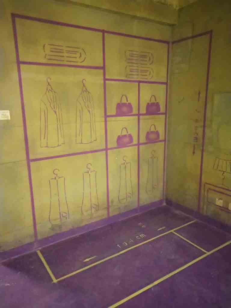 高铁花园-黄墙紫地/3D全景放样-山水装饰