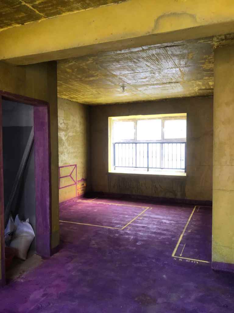 巴黎都市三期-黄墙紫地/3D全景放样-山水装饰