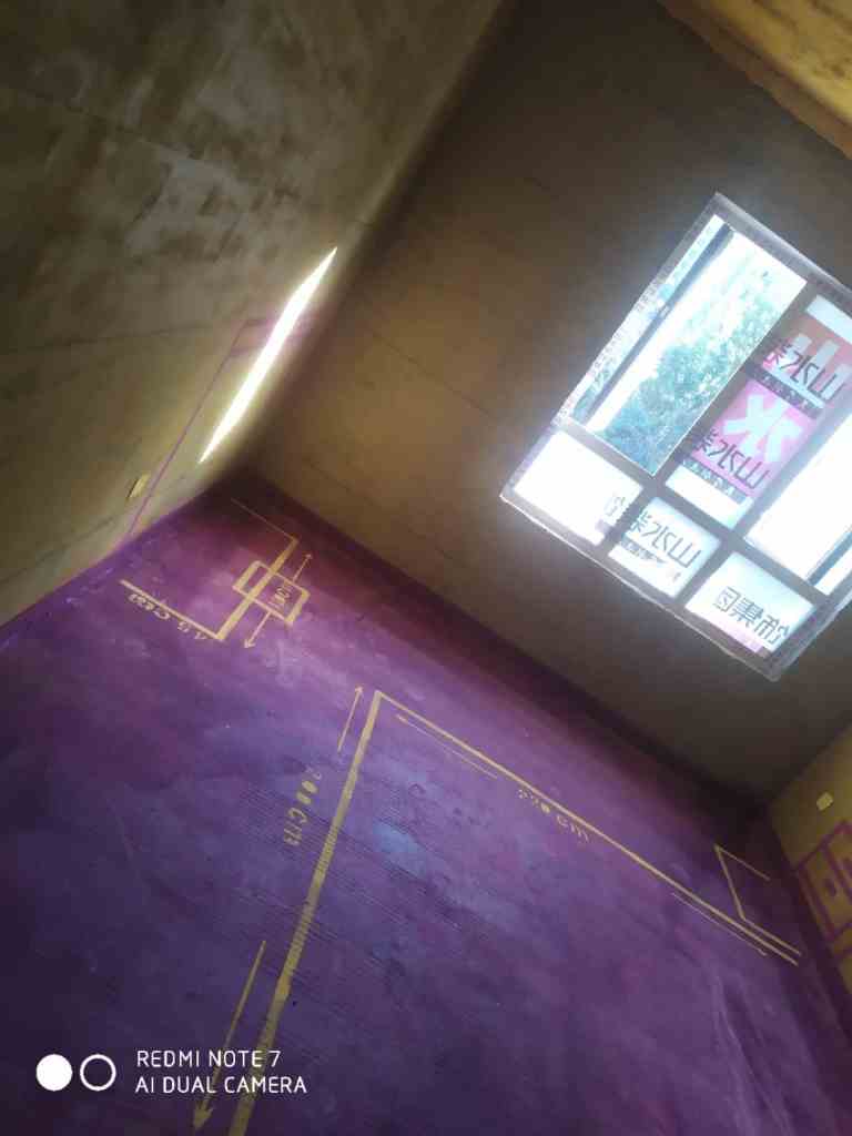 公园里-黄墙紫地/3D全景放样-山水装饰