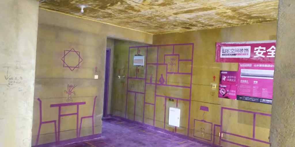 巴黎都市三期-黄墙紫地/3D全景放样-山水装饰