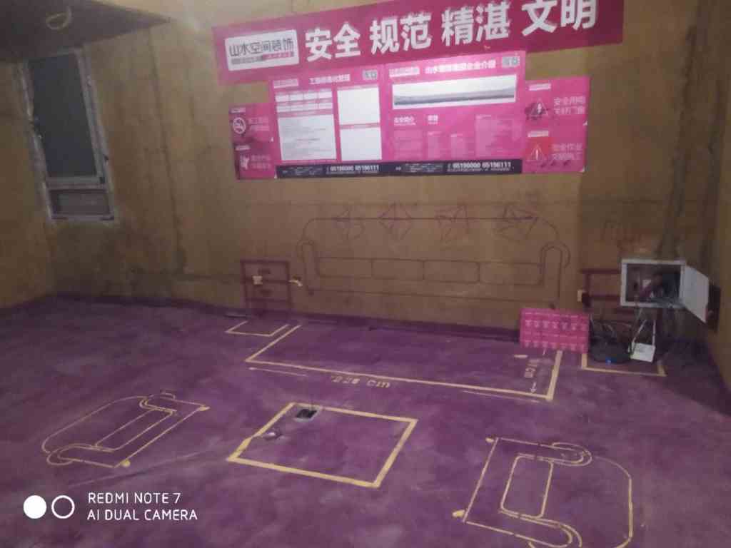 塘溪津门-黄墙紫地/3D全景放样-山水装饰