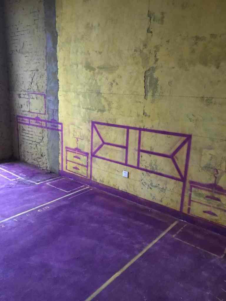 滨湖金榈园-黄墙紫地/3D全景放样-山水装饰