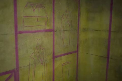 西园新村-黄墙紫地/3D全景放样-山水装饰
