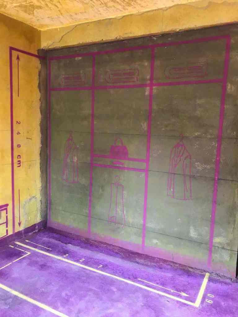 巴黎都市二期-黄墙紫地/3D全景放样-山水装饰