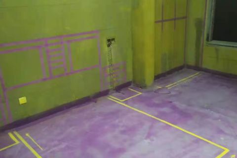 西山林语-黄墙紫地/3D全景放样-山水装饰