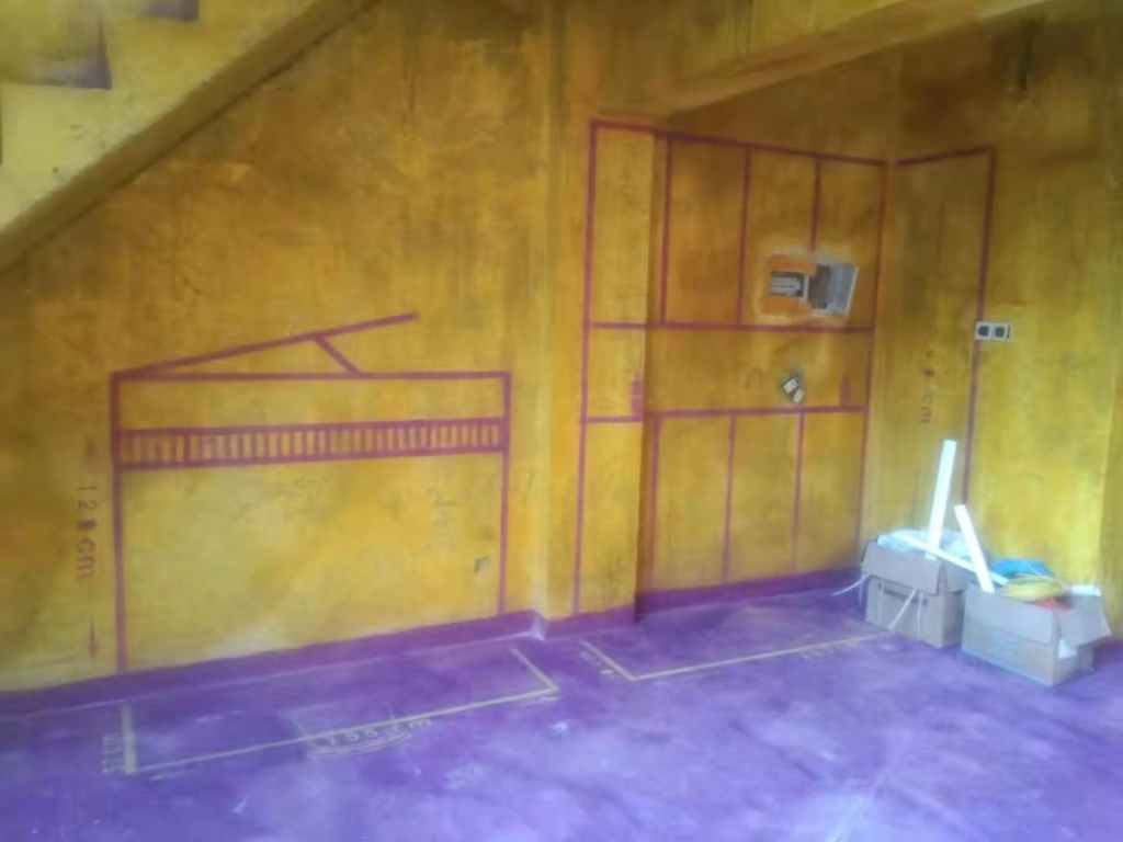 名君家园西区-黄墙紫地/3D全景放样-山水装饰