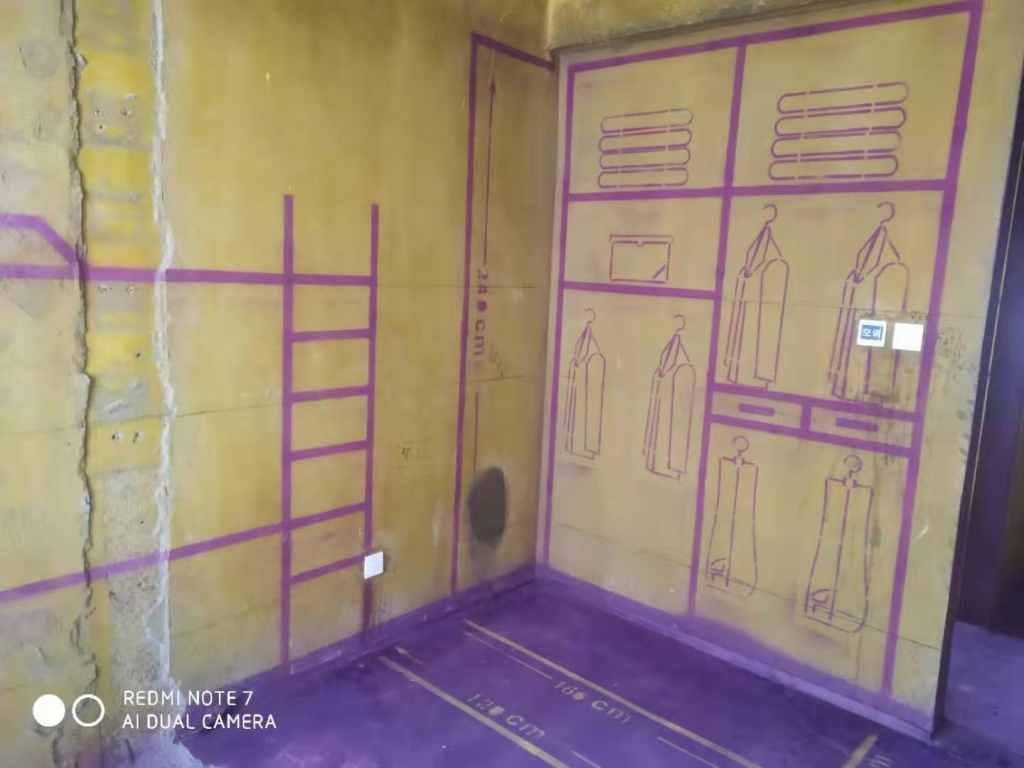 公园里-黄墙紫地/3D全景放样-山水装饰
