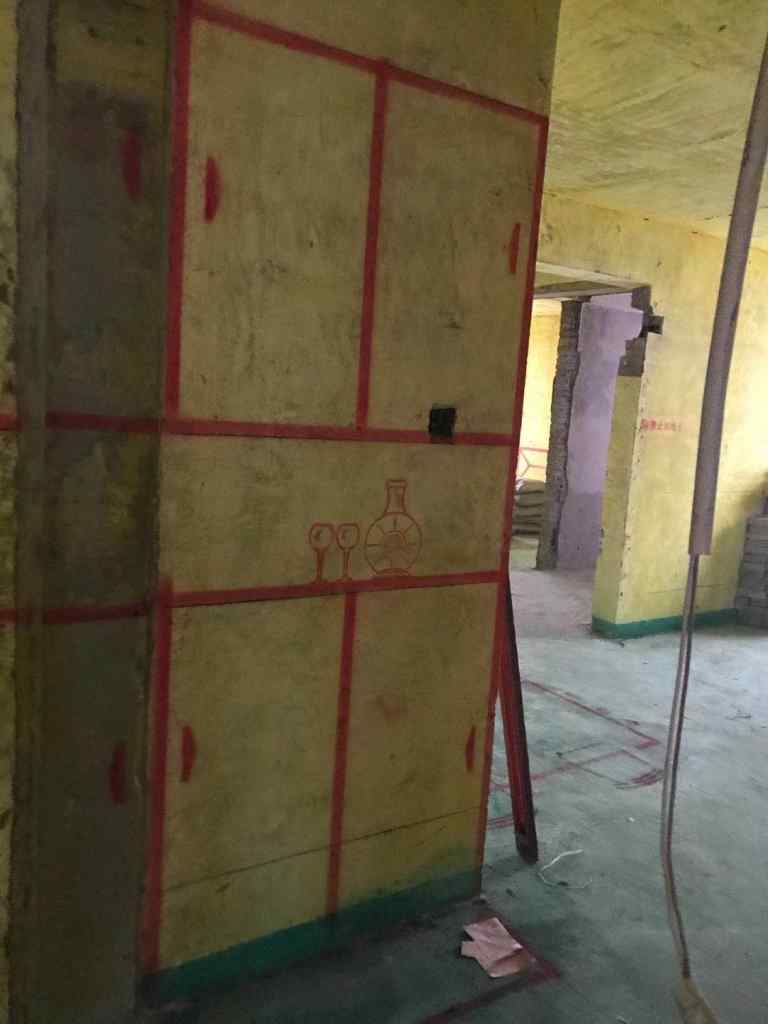 大溪地御倾城-黄墙绿地/3D全景放样/成品保护-金艺堂装饰