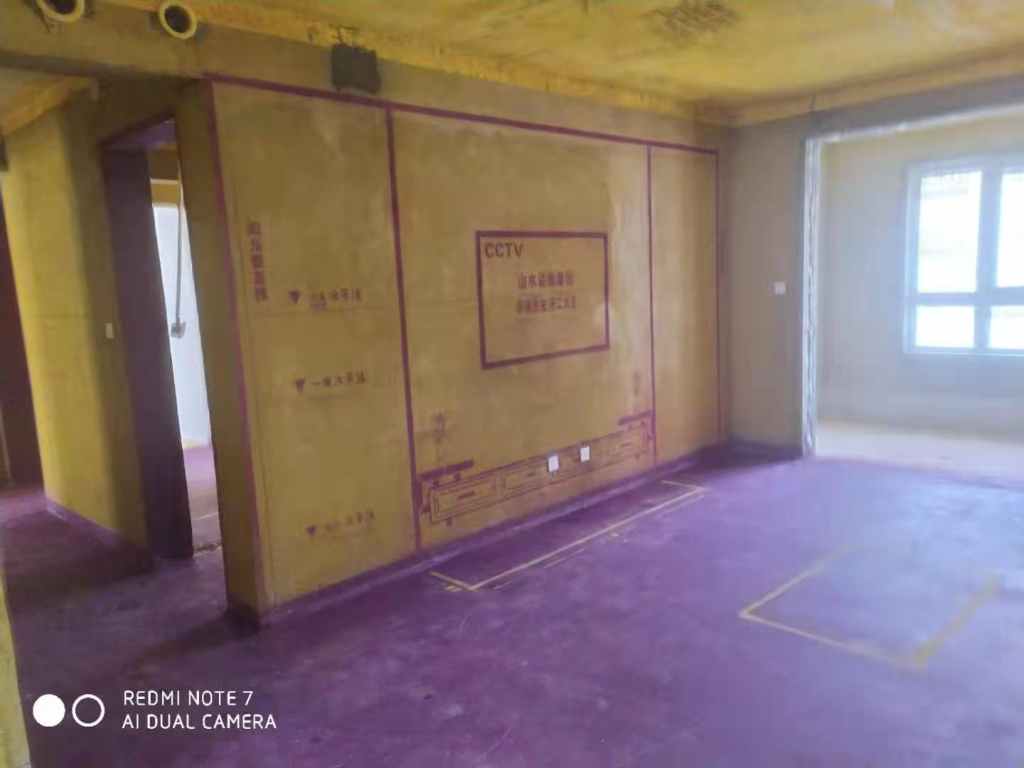 公园里-黄墙紫地/3D全景放样-山水装饰