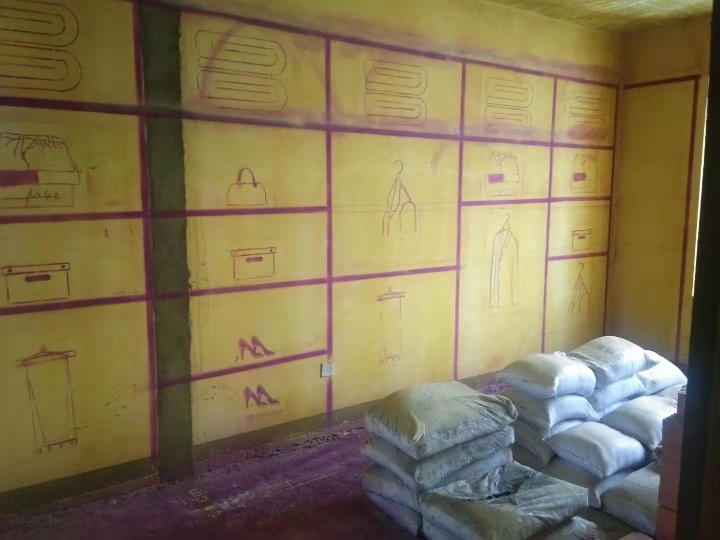 中海世家-黄墙紫地/3D全景放样-山水装饰