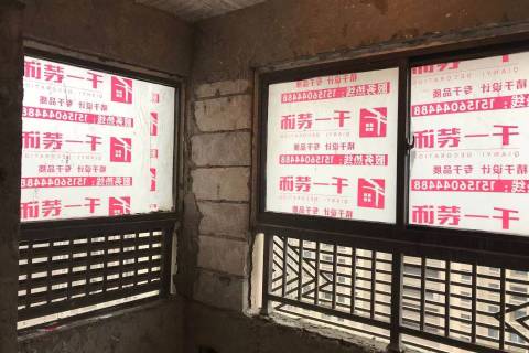 华南城紫荆名都-山水装饰-黄墙绿地/窗户保护