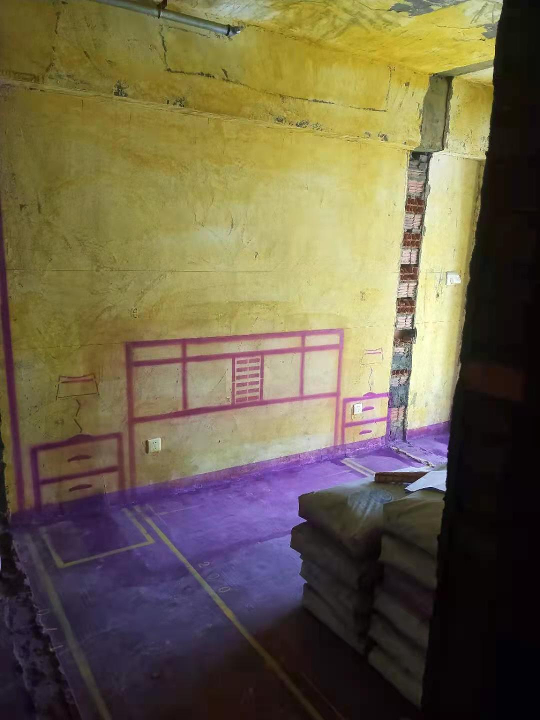 世纪中心-黄墙紫地/3D全景放样-山水装饰