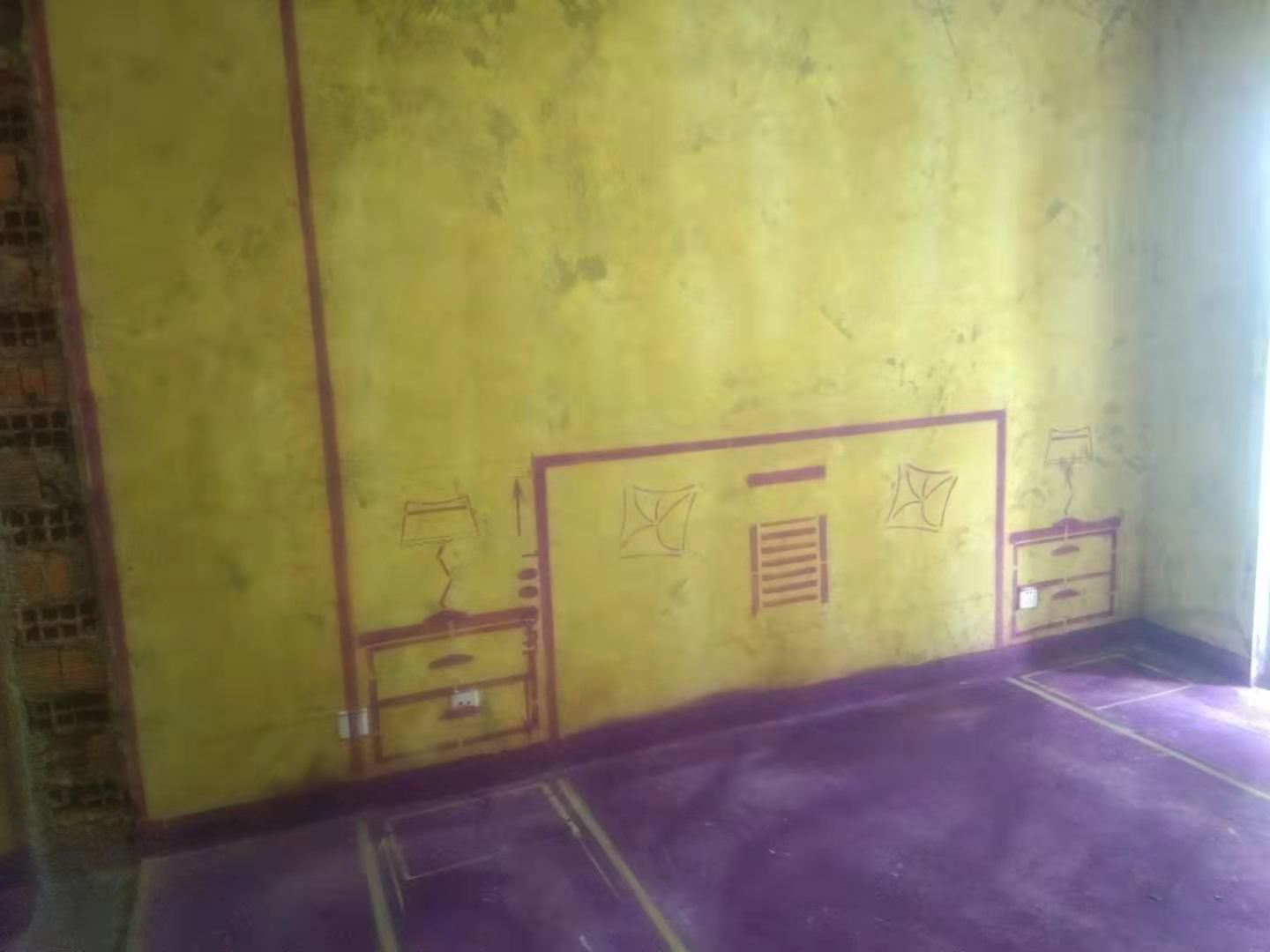 天鹅湖九号-黄墙紫地/3D全集放样-山水装饰