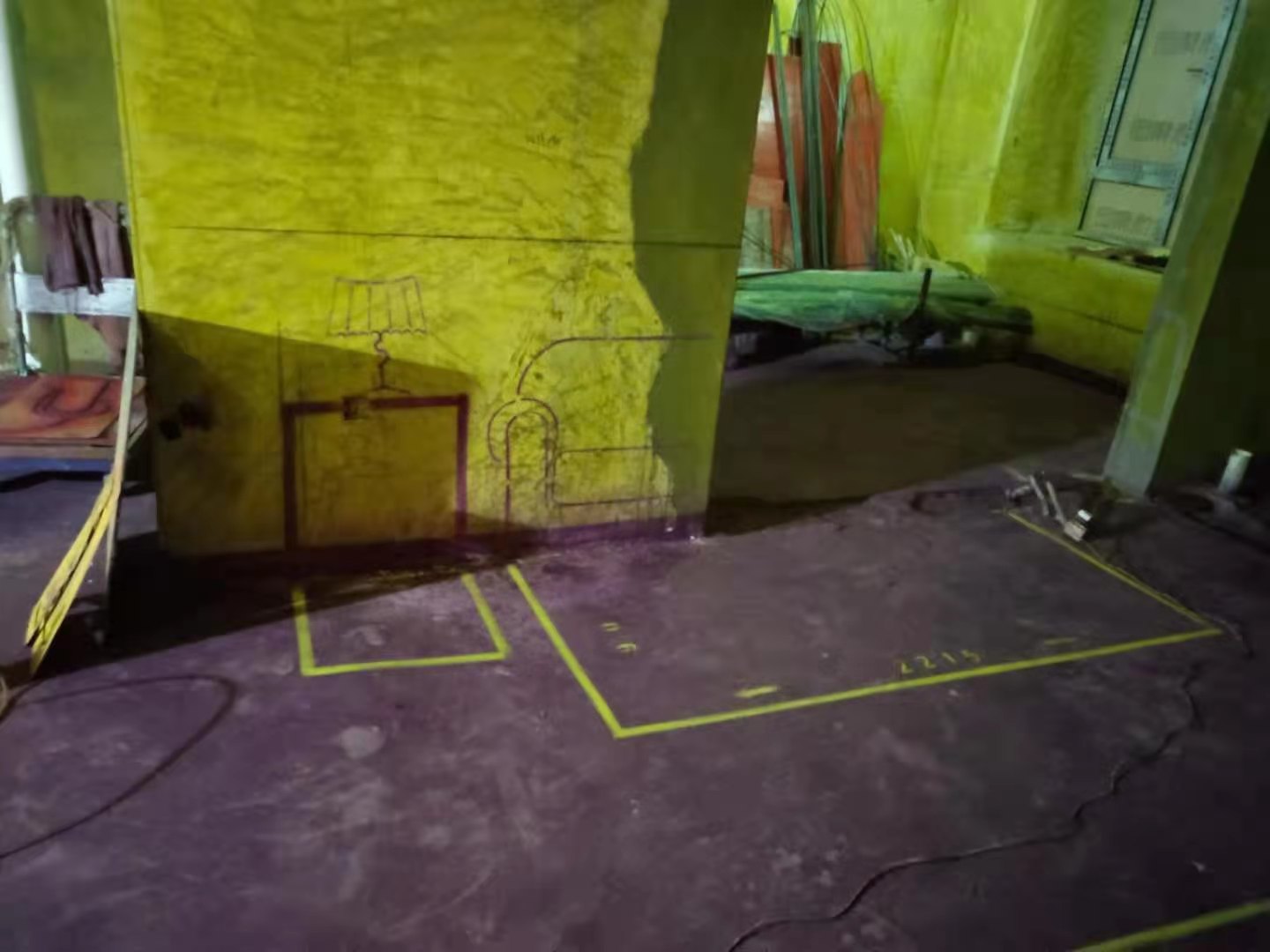 万科森林公园臻园-黄墙紫地/3D全景放样-山水装饰