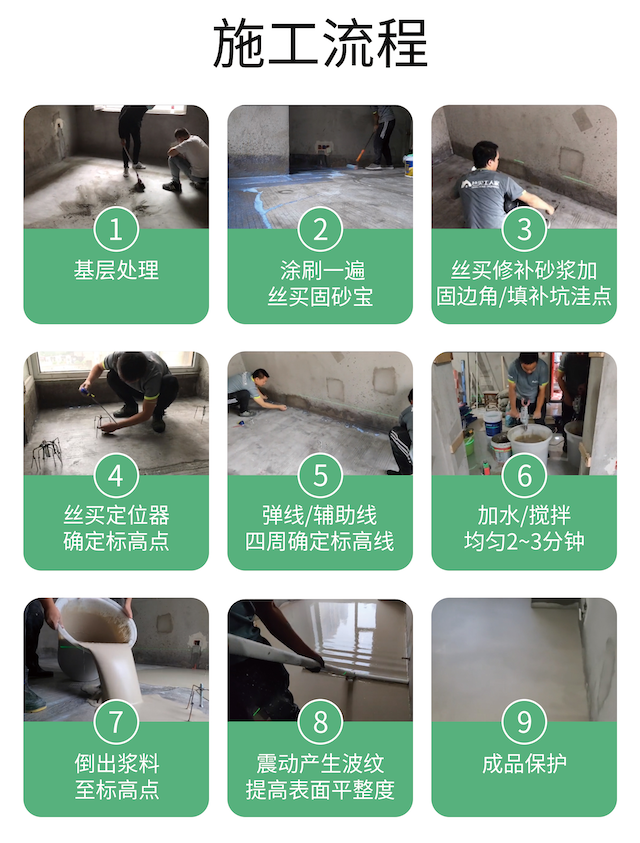 上海石膏基自流平 附近石膏自流平生产厂家 强度可控 厚度可控 施工效率高