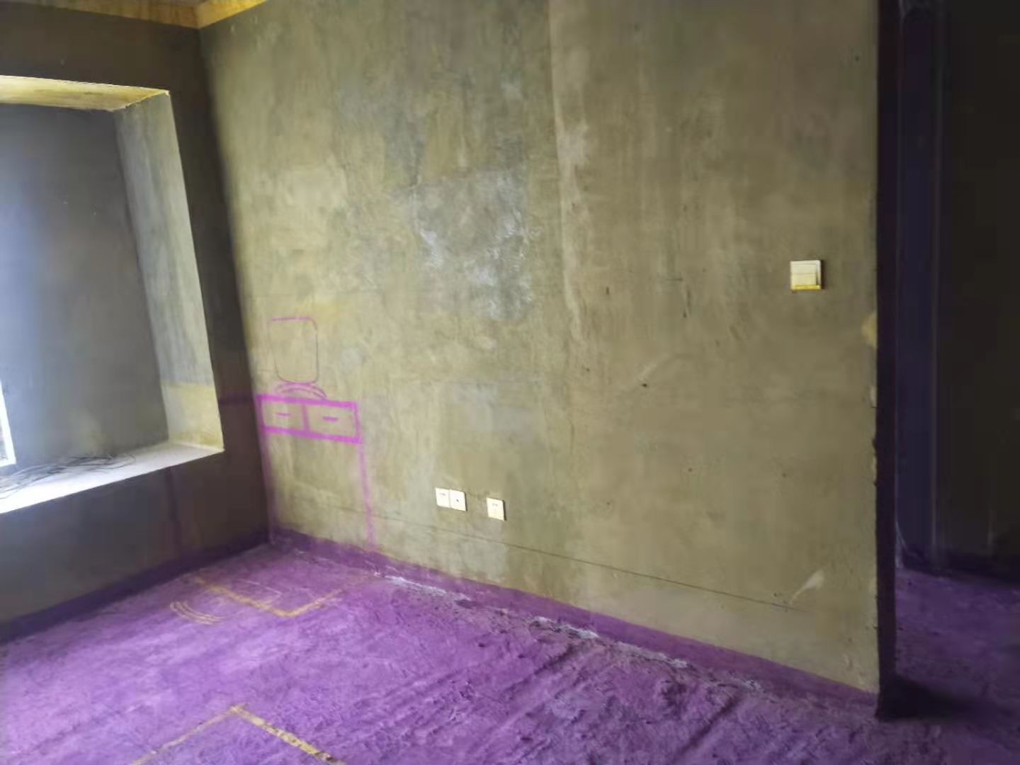 国贸天成-黄墙紫地/3D全景放样-山水装饰