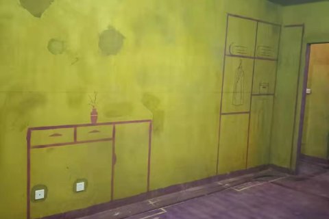 丽水家园-黄墙紫地/3D全景放样-山水装饰