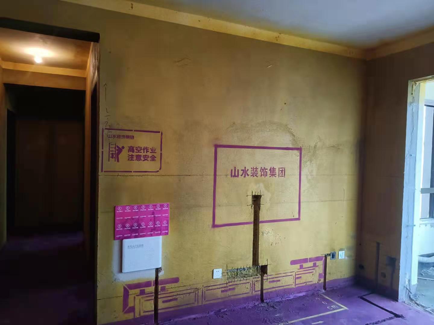 华南城-黄墙紫地/3D全景放样-山水装饰