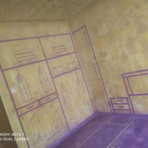 文一名门御府-黄墙紫地/3D全景放样-山水装饰