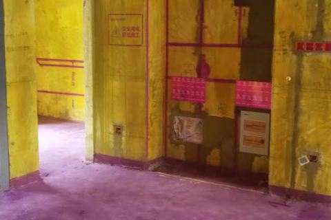 金茂悦-黄墙紫地/3D全景放样-山水装饰